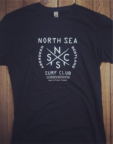 North Sea Surf Club - Adult T Black