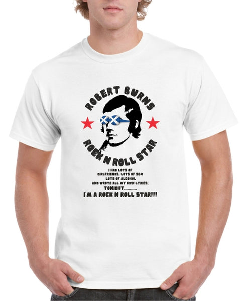Robert Burns - Rock n' Roll Star T-Shirt