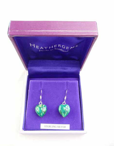 Heathergems Heart Earrings