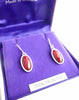 Heathergems Oval Drop Hook Earrings