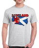 Scotland Saltire Tartan Text T-Shirt