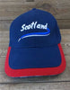 Scotland Baseball Cap - Navy Red Trim