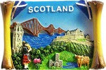 Scotland Scroll Magnet