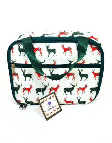 Scottish Tartan Stag Cool Bag