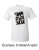 Personalised White T-Shirt (Single A4 Print)