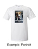 Personalised White T-Shirt (Single A4 Print)