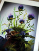 Scottish Thistle Boot Print by Margaret Burns Miles