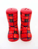 Tartan Welly Boots Salt & Pepper Set