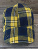 Tartan Baseball Cap - Yellow Tartan