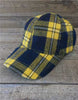 Tartan Baseball Cap - Yellow Tartan