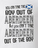 You Can Take The Boy Out Of Aberdeen Adult T-Shirt