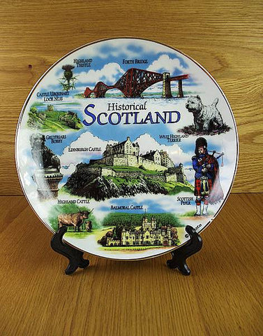 Historical Scotland Souvenir Plate