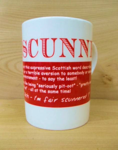 China Mug - Scottish Dialect Word (Scunner)