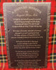 Scottish Poem Slate by Margaret Burns Miles