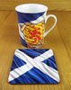 Lion Rampant & Saltire Mug & Coaster Set