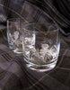 Whisky Glass set of 2 (Thistle)