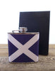 Saltire/St Andrew's Cross Hip Flask 6oz