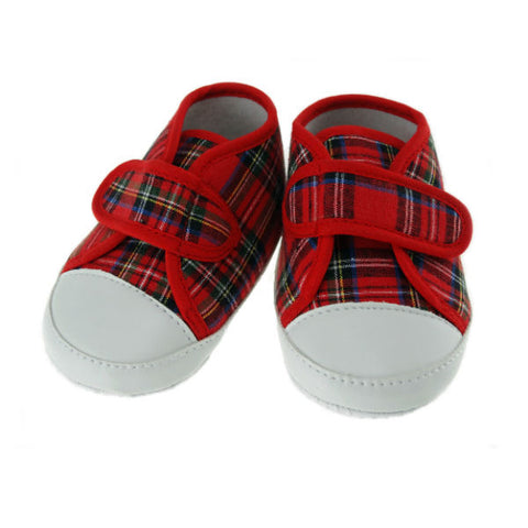 Tartan Shoes with Strap
