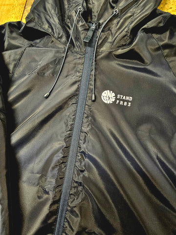 One Love STAND  FR83  Windbreaker Rain Jacket - NAVY