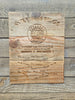 Handcrafted Reclaimed Timber Plaque - Gothenburg Greats