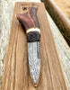 "BANNOCKBURN" Handcrafted Ornamental Sgian Dubh & Solid Oak Wall Plaque - Piece No. JMC002