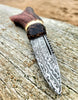 "BANNOCKBURN" Handcrafted Ornamental Sgian Dubh & Solid Oak Wall Plaque - Piece No. JMC002