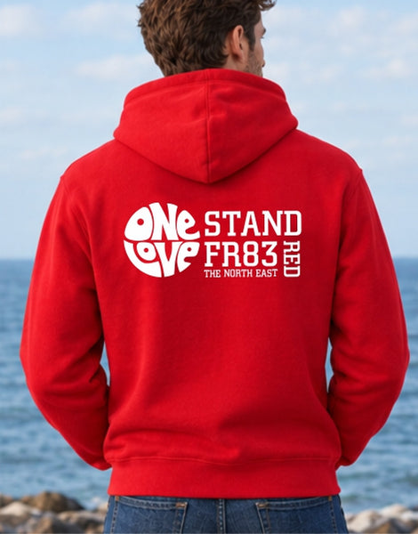 One Love STANDFR83 Unisex Adult Hoody