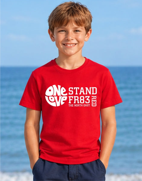 One Love STANDFR83 Kids Unisex T-Shirt