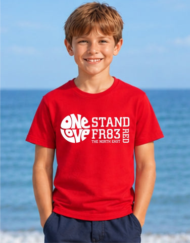 One Love STANDFR83 Kids Unisex T-Shirt