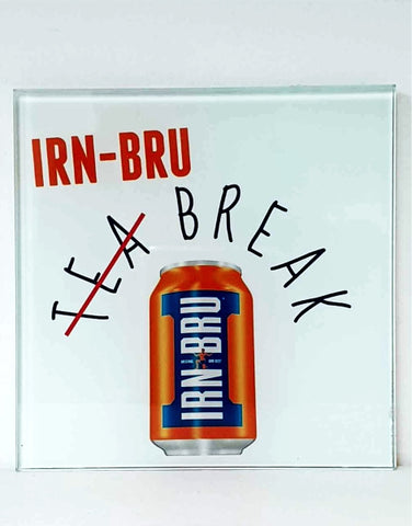 Glass Coaster - IRN BRU