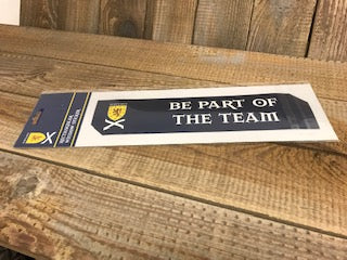 Be Part Of The Team Rectangular Window Sticker