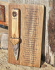 "GOTHENBURG 83" Handcrafted Ornamental Sgian Dubh & Solid Oak Wood Wall Plaque - Piece No. JMC003