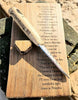 "GOTHENBURG 83" Handcrafted Ornamental Sgian Dubh & Solid Oak Wood Wall Plaque - Piece No. JMC003