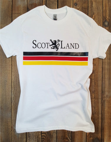 Scotland Lion Germany Stripe T