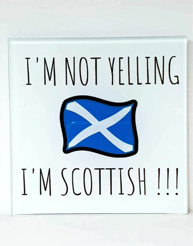 Glass Coaster - I'M SCOTTISH