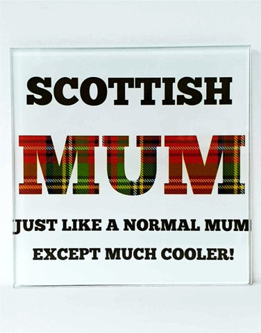 Glass Coaster - SCOTTISH MUM