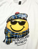 No Scotland No Party SMILEY - White T-Shirt