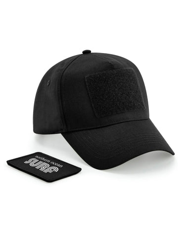 Northern Ocean Surf Patch Cap (Text Logo BLACK/WHITE)