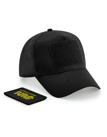 Northern Ocean Surf Patch Cap (Text Logo BLACK/YELLOW)