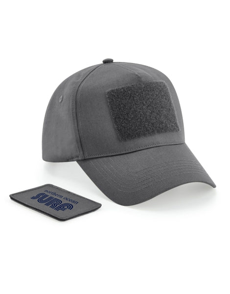 Northern Ocean Surf Patch Cap (Text Logo GREY/BLUE)
