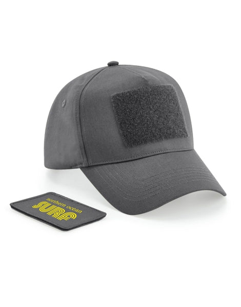 Northern Ocean Surf Patch Cap (Text Logo GREY/YELLOW)