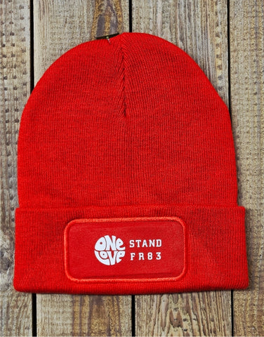 One Love STANDFR83 Beanie RED