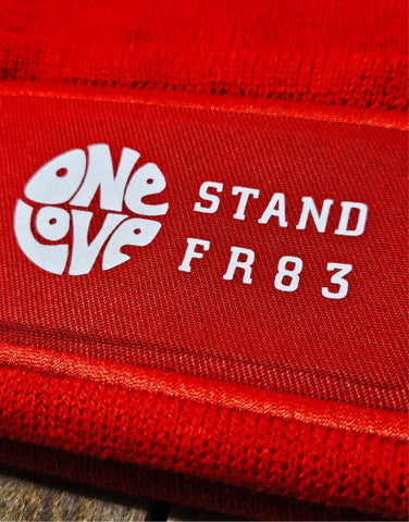 One Love STANDFR83 Beanie RED