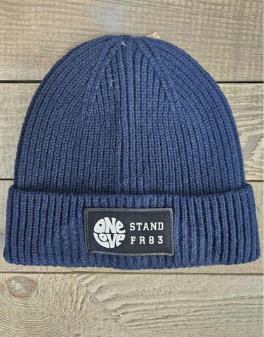 One Love STANDFR83 Beannie - Navy