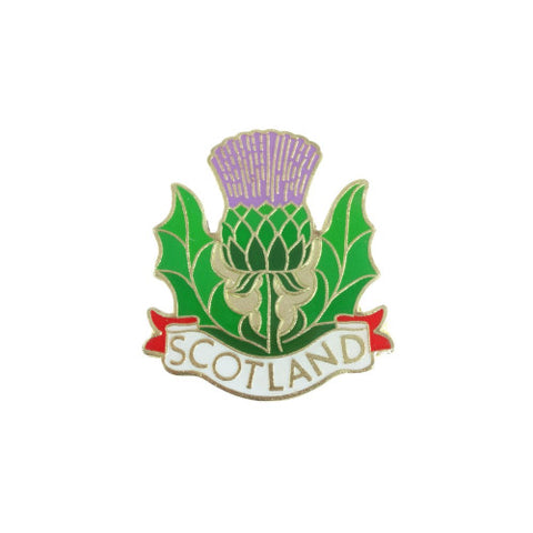 Scotland Thistle Pin Badge