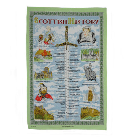 Scottish History Tea Towel