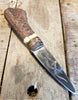 Handcrafted Ornamental Sgian Dubh & Declaration of Arbroath Slate Plaque - Piece No. 001