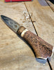 Handcrafted Ornamental Sgian Dubh & Declaration of Arbroath Slate Plaque - Piece No. 001