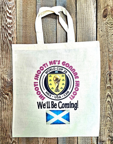 Shoot Shoot Scotland World Cup 26 Tote Shopper Bag