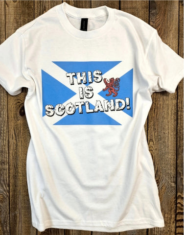 THIS IS SCOTLAND! Saltire T-Shirt